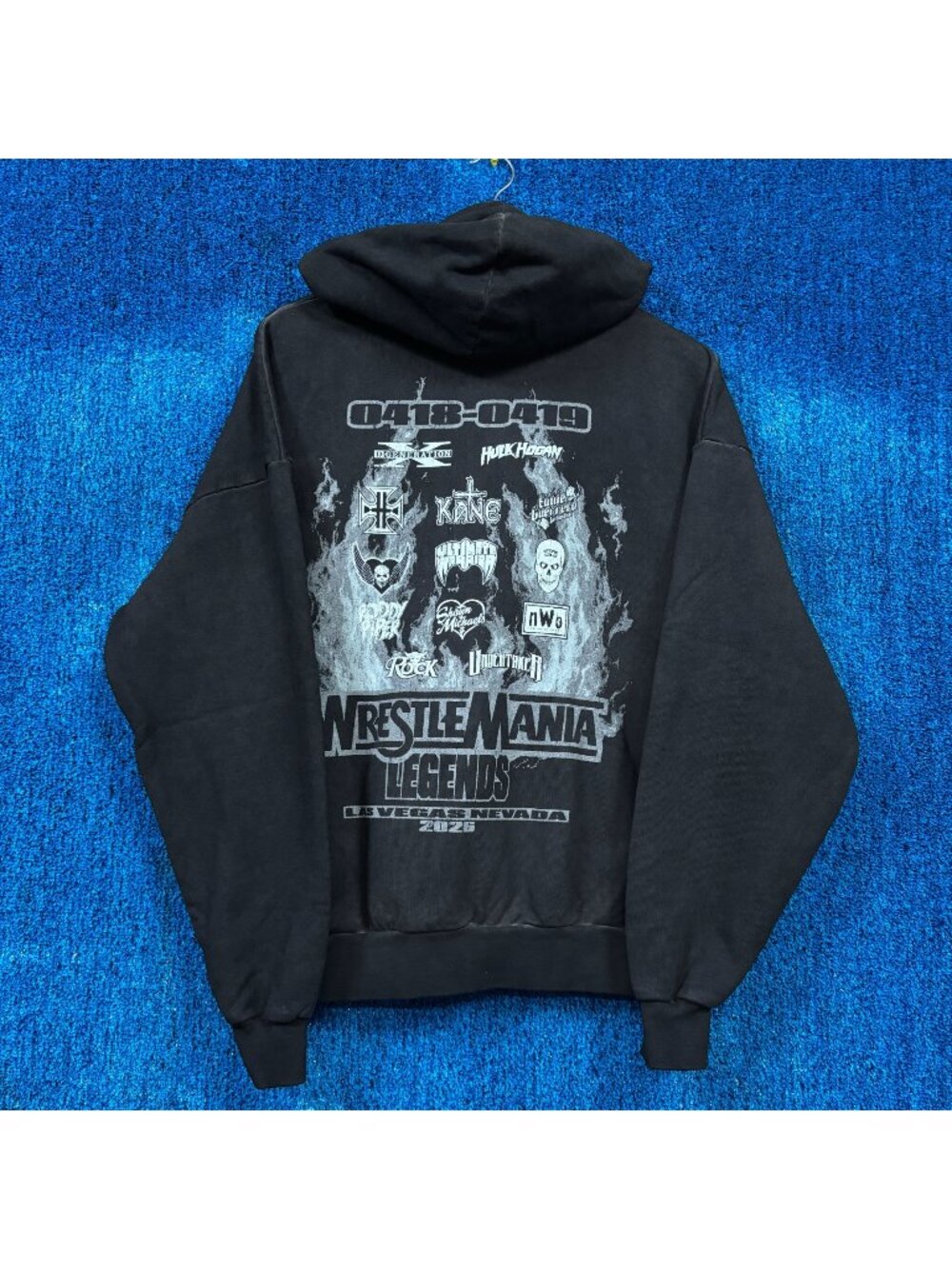 WWE x The Weeknd Graphic Zip Up Hoodie Size Medium